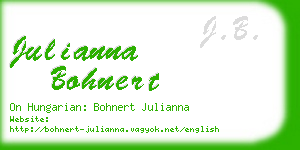 julianna bohnert business card